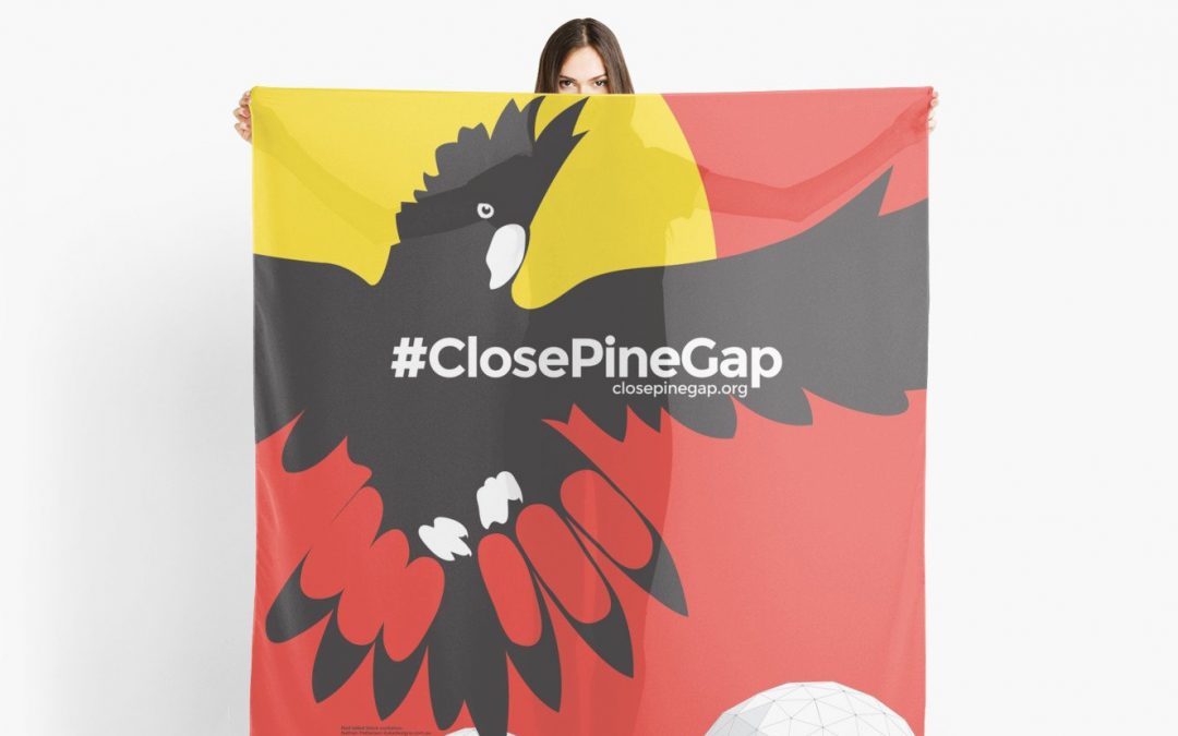 #ClosePineGap merchandise