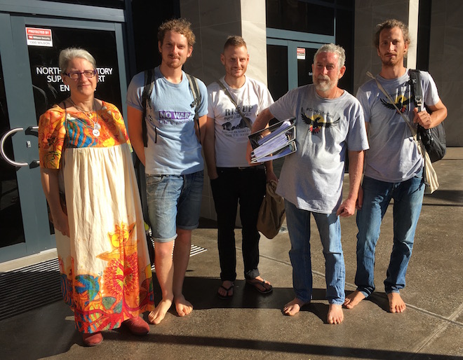 Peace Pilgrims fight Pine Gap charges: their actions intended to defend themselves and others from imminent disaster